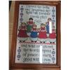 Image 2 : 2 cross stitch art pictures 13x7- one glass broken