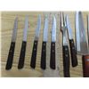 Image 2 : Lot of vintage kitchen knives w/ wooden handles