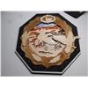 Image 1 : HEXAGONAL SCROLLWORK DUCKS WALLHANGING