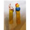 Image 2 : VINTAGE FOOTLESS CHICK IN EGG AND RABBIT PEZ DISPENSERS
