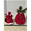 Image 4 : 2 Christmas tree toppers - Santa & large Angel