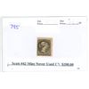 Image 1 : Scott #42 MNH CV $200