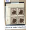Image 2 : Churchill 5C block of 4 MNH
