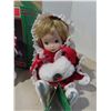 Image 3 : Santa's little skater musical doll and 2 ceramic dolls
