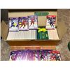 Image 1 : Score 91 hockey lot mix of 700ish cards. Purple US, Green Rookies and Red Canadian. Likely no duplic