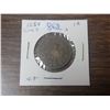 Image 1 : 1859 wide nine large penny