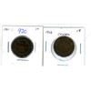 Image 1 : 1901 and 1902 large pennies