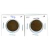 Image 1 : 1912 and 1913 large pennies