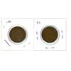 Image 2 : Lot of 2 1918 large pennies