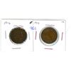Image 1 : Lot of 2 1916 large pennies