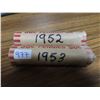 Image 1 : 1952 and 1953 roll of pennies