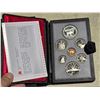 Image 1 : 1985 Canadian double dollar 7 coin specimen set. Includes "National Parks" silver dollar