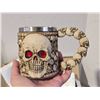 Image 4 : 2 Halloween mugs, stainless steel inside - new in box