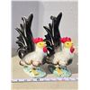 Image 4 : 2 Vintage rooster porcelain figurines - Japan