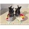 Image 6 : 2 Vintage rooster porcelain figurines - Japan