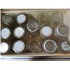 Image 2 : Lot of 14 jars( improved gem, golden harvest, mason etc) with crate