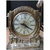 Image 2 : Time for luck vintage 1950's metal electric clock with horse-working
