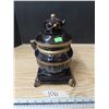 Image 1 : Vintage ceramic pot belly stove cookie jar