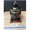 Image 3 : Vintage ceramic pot belly stove cookie jar