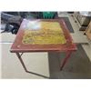 Image 1 : folding card table