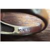 Image 3 : 10K multistone gold ring-size5