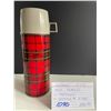 Image 1 : Vintage 1973 Red plaid Thermos