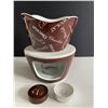 Image 2 : Porcelain Fondue bowl set - NOS