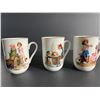 Image 3 : Norman Rockwell book & 3 mugs