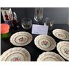 Image 1 : Misc. glass items - glasses, plates and Avon