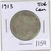 Image 1 : 1913 Canadian silver 50 cent coin