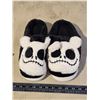 Image 1 : Ladies Jack Skellington teddy bear slippers, sz 6 - new