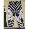 Image 6 : Youth girls sz M Indigenous wolf shirt and leggings combo - new