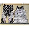 Image 1 : Youth girls sz L Indigenous wolf shirt and leggings combo - new