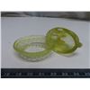 Image 2 : Yellow depression glass rabbit on nest (reproduction?)