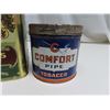 Image 2 : 2 Vintage tins - Molasses candy & Comfort pipe tobacco