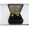 Image 2 : Genuine Jade Earrings & Ring Set