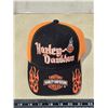Image 2 : Harley Davidson, w/ orange flame, Velcro back, hat - new