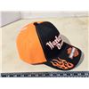 Image 4 : Harley Davidson, w/ orange flame, Velcro back, hat - new