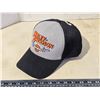 Image 3 : Gray & Black Harley Davidson hat, w/ Velcro back - new