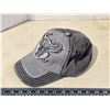 Image 2 : Faded gray, Buffalo Skull adjustable hat - new