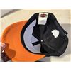 Image 5 : Black n Orange Harley Davidson hat, w/ Velcro back - new