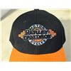 Image 7 : Black n Orange Harley Davidson hat, w/ Velcro back - new
