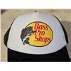 Image 7 : Black n White "Bass Pro Shops" snap back trucker hat - new