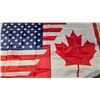 Image 2 : Canada/USA flag, new - 34"x57.5"