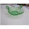Image 5 : uranium glass candy dish