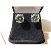 Image 2 : 6.00 CT TW GRA CERTIFIED ROUND BRILLIANT CUT MOISSANITE VVS CYAN COLOR SET IN 925 SILVER EARRINGS RE