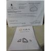 Image 4 : 0.50 CT GRA CERTIFIED ROUND BRILLIANT CUT MOISSANITE VVS D COLOR SET IN CENTER WITH 51 ROUND CUT CUB