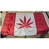 Image 3 : Red Canada Cannabis leaf flag, new - 34"x57.5"