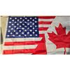 Image 2 : Canada/USA flag, new - 34"x57.5"