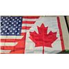 Image 3 : Canada/USA flag, new - 34"x57.5"